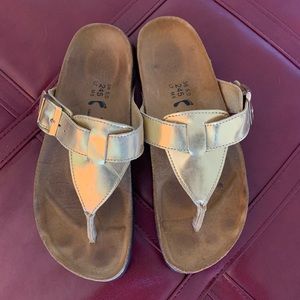 Gold Betula by Birkenstock sandals